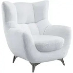 Atlantic home collection Sessel, Wei&szlig;, Textil, 1-Sitzer, 88x98x91 cm, Wohnzimmer,