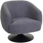 MCW Lounge-Sessel, Grau, Textil, 75x78x83 cm, Wohnzimmer, Sessel, Polstersessel