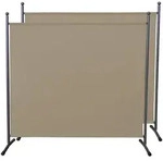 Quick Star Paravent, Beige, Metall, 180x180 cm, Sonnen- & Sichtschutz,...
