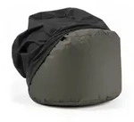 Mokebo Pouf, Anthrazit, Textil, 60x40x60 cm, Oeko-Tex&reg;, Wohnzimmer, Hocker, Poufs