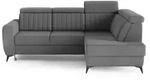Beautysofa Eckschlafsofa, Dunkelgrau, Textil, L-Form,L-Form, 268x204 cm,...