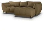 Masseno Ecksofa, Orange, Holz, 4-Sitzer, L-Form,L-Form, 287x182 cm, Wohnzimmer, Sofas