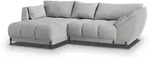 Masseno Ecksofa, Hellgrau, Holz, 4-Sitzer, L-Form,L-Form, 287x182 cm,...