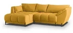 Masseno Ecksofa, Gelb, Holz, 4-Sitzer, L-Form,L-Form, 287x182 cm, Wohnzimmer,...
