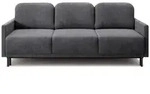 Selsey Schlafsofa, Dunkelgrau, Holz, 3-Sitzer, 212x87x97 cm, Wohnzimmer, Sofas &