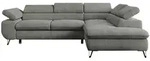 MKS Ecksofa, Grau, Metall, 3-Sitzer, L-Form,L-Form, 273x208 cm, Oeko-Tex&reg;,