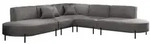 Fun M&ouml;bel Ecksofa, Grau, Textil, U-Form, 303x303 cm, Wohnzimmer, Sofas & Couches,
