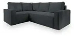 Masseno Ecksofa, Graphit, Holz, 3-Sitzer, L-Form,L-Form, 230x158 cm, Wohnzimmer,