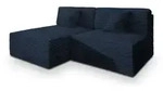 Masseno Ecksofa, Blau, Holz, 3-Sitzer, L-Form,L-Form, 204x148 cm, Wohnzimmer,...