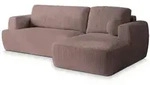 Masseno Ecksofa, Lila, Kunststoff, 3-Sitzer, L-Form,L-Form, 246x148 cm,...