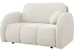 Mirjan24 Schlafsofa, Creme, Metall, Kiefer, 2-Sitzer, Rechteckig, 132x85x103 cm,