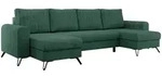 MKS Wohnlandschaft, Gr&uuml;n, Metall, 5-Sitzer, U-Form, 312x90x140 cm, Wohnzimmer, Sofas