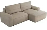 MKS Ecksofa, Beige, Textil, 3-Sitzer, L-Form,L-Form, 233x144 cm, Oeko-Tex&reg;,