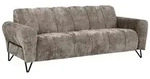 Beautysofa 3-Sitzer, Braun, Metall, 220x83x98 cm, Wohnzimmer, Sofas & Couches,...