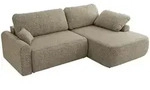 MKS Eckschlafsofa, Sand, Kunststoff, 4-Sitzer, L-Form,L-Form, 273x187 cm,...