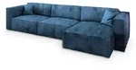 Masseno Ecksofa, Blau, Kunststoff, 5-Sitzer, L-Form,L-Form, 347x148 cm,...