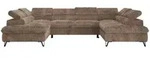MKS Wohnlandschaft, Braun, Metall, 6-Sitzer, U-Form, 346x76x208 cm, Wohnzimmer,...