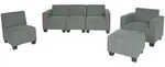 MCW Sofa-System, Grau, Textil, 193x76x72 cm, Wohnzimmer, Sofas & Couches,