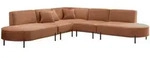 Fun M&ouml;bel Ecksofa, Kupfer, Textil, U-Form, 303x303 cm, Wohnzimmer, Sofas & Couches,