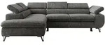MKS Ecksofa, Grau, Metall, 3-Sitzer, L-Form, 273x208 cm, Oeko-Tex&reg;, Wohnzimmer,