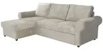 Mirjan24 Ecksofa, Creme, Textil, Kiefer, L-Form,L-Form, 246x155 cm, Wohnzimmer,...