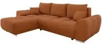 Mirjan24 Ecksofa, Braun, Kunststoff, Kiefer, 5-Sitzer, L-Form,L-Form, 291x183...