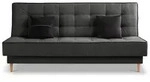 Mid.you Schlafsofa Bono, Grau, Holz, 3-Sitzer, F&uuml;llung: Kaltschaum, 199x91x91...