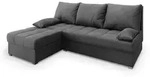 Masseno Ecksofa, Grau, Kunststoff, 3-Sitzer, L-Form,L-Form, 200x141 cm,...