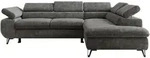 MKS Ecksofa, Grau, Metall, 3-Sitzer, L-Form, 273x208 cm, Oeko-Tex&reg;, Wohnzimmer,