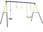Aiyaplay Schaukelgestell, Blau, Metall, 160x285 cm, unisex, Outdoor Spielzeug