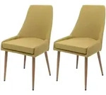 MCW Esszimmerstuhl, Gr&uuml;n, Textil, 50x92x60 cm, Esszimmer, St&uuml;hle, Esszimmerst&uuml;hle,