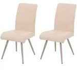 MCW Esszimmerstuhl, Wei&szlig;, Textil, 68x97x64 cm, Esszimmer, St&uuml;hle, Esszimmerst&uuml;hle,