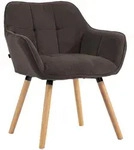 CLP Armlehnenstuhl, Braun, Holz, 65x82x64 cm, Esszimmer, St&uuml;hle, Esszimmerst&uuml;hle,