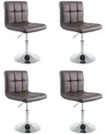 CLP Drehstuhl, Braun, Metall, 44x74x49 cm, Arbeitszimmer, B&uuml;rost&uuml;hle, Drehst&uuml;hle