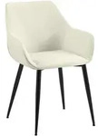 CLP Armlehnenstuhl, Creme, Metall, 52x82x63 cm, Esszimmer, St&uuml;hle,...