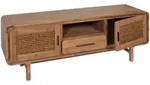 MCW Tv-Rack, Braun, Holz, 160x60x45 cm, Wohnzimmer, Wohnw&auml;nde, Lowboards,...