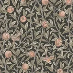 William Morris at Home Vliestapete, Schwarz, Papier, Kunststoff,...
