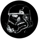 Xora Vliestapete, Schwarz, Wei&szlig;, Weltall, Fsc, Tapeten & Wandverkleidungen,