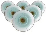 Ritzenhoff Breker Espressountertassen, Blau, Keramik, Rund, Kaffee & Tee, Tassen,