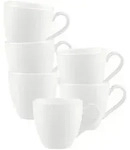 Villeroy & Boch Mokka-/Espressotassen, Wei&szlig;, Keramik, Kaffee & Tee, Tassen,