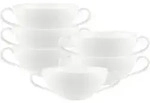 Villeroy & Boch Suppentassen, Wei&szlig;, Keramik, Kaffee & Tee, Tassen