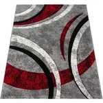 Paco Home Kurzflorteppich, Rot, Textil, Rechteckig, 80x150 cm,...