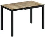 Vicco Esstisch, Wildeiche, Anthrazit, Holzwerkstoff, 6-Sitzer, Rechteckig, 80x76x70
