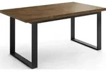 WFL Group Esstisch, Alteiche, Metall, 10-Sitzer, Rechteckig,Rechteckig,...