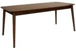 ebuy24 Esstisch, Walnuss, Holz, 219x75x90 cm, Esszimmer, Tische, Esstische