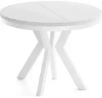 WFL Group Esstisch, Wei&szlig;, Holz, 14-Sitzer, Rund,Rund, 300x77x100 cm, Esszimmer,