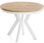 WFL Group Esstisch, Eiche Wotan, Holz, 9-Sitzer, Rund,Rund, 190x77x90 cm,...