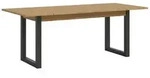 Mid.you Esstisch, Eiche Artisan, Holzwerkstoff, rechteckig, U-Form, 90x76x150-190 cm,