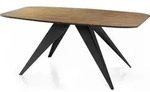 WFL Group Esstisch, Alteiche, Metall, 10-Sitzer, Rechteckig,Rechteckig,...