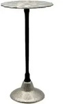 Livetastic Beistelltisch, Silber, Metall, rund, rund, 29x54x29 cm, einfacher Aufbau,
